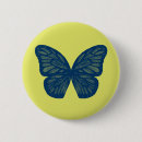 Recherche de ailes papillon badges Jaune