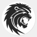 Recherche de tête lion autocollants Lions