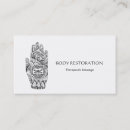 Recherche de main de henné cartes visite Massage