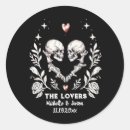 Recherche de halloween mariage autocollants Noir et blanc
