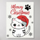 Suche nach weihnachtskatzen poster Niedlich