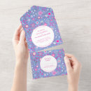 Recherche de motif floral chic invitations Moderne