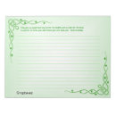 Suche nach ferien notizblock Grün