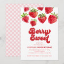 Suche nach strawberry birthday einladungen Beere süß
