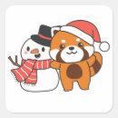 Recherche de panda rouge autocollants Vacances