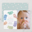 Recherche de beary 1ans anniversaire invitations Ours