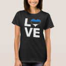Recherche de l estonie tshirts Coeur