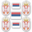Recherche de serbia autocollants Flag of serbia