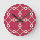 Recherche de magenta horloges Géométrique