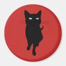 Recherche de noir chat aimant magnets J'aime des chats