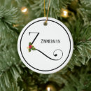 Recherche de monogramme z ornements Vacances