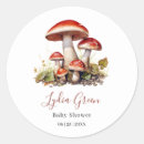 Recherche de champignons autocollants Baby shower garçon