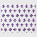Suche nach fleur de lys geschenkpapier Lila
