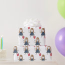 Recherche de ballon rouge papier cadeau Fille