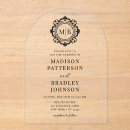 Recherche de logo de mariage invitations À élégantes
