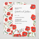 Suche nach rote mohnblume einladungen Elegant