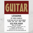 Recherche de guitare prospectus Musique