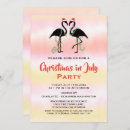 Recherche de juillet noël invitations Aquarelle