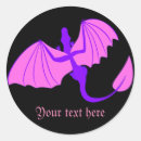 Recherche de dragon de de autocollants Rose