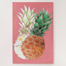 Recherche de ananas puzzles Aquarelle