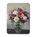 Recherche de rose rouge rouge magnets Blanc