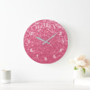 Recherche de couleurs pâles horloges Girly