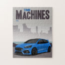 Recherche de voiture puzzles Bleu