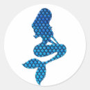 Recherche de silhouette autocollants Bleu