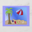 Suche nach strandszene postkarten Sandsand