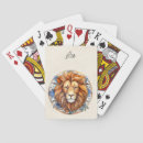 Recherche de symbole lion jeux de cartes Astrologie