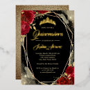 Recherche de noires et rouges invitations Fleurs