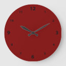 Recherche de marron horloges Rouge foncé