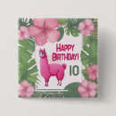 Recherche de tropical anniversaire badges Rose