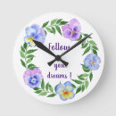 Recherche de floral romantique horloges Botanique