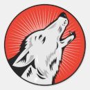 Recherche de carcasse autocollants Loup