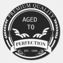 Suche nach perfektion aufkleber Schwarz weiß