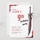 Recherche de épées invitations Pour enfants