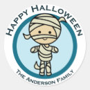 Recherche de petits monstres mignons autocollants Halloween