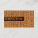 Suche nach burlap visitenkarten Rustikal