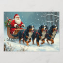 Suche nach berner sennenhund karten Weihnachtskarte