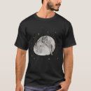 Recherche de lune et étoiles tshirts Noir