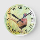 Recherche de faisans horloges Aquarelle