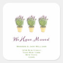 Recherche de nouvelle adresse autocollants Déplacement