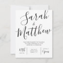 Recherche de 11x14 mariage invitations Minimaliste