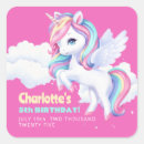 Recherche de licorne avec des ailes autocollants Pour enfants