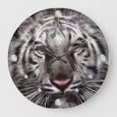 Suche nach weißer tiger wanduhren Große katze