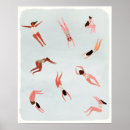 Recherche de nageur posters Femme