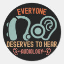 Recherche de audition autocollants Audiologiste