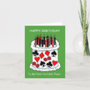 Recherche de poker anniversaire cartes Mignon