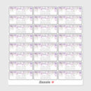 Recherche de destinataire autocollants Élégant